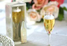 Champagne Gel Candles