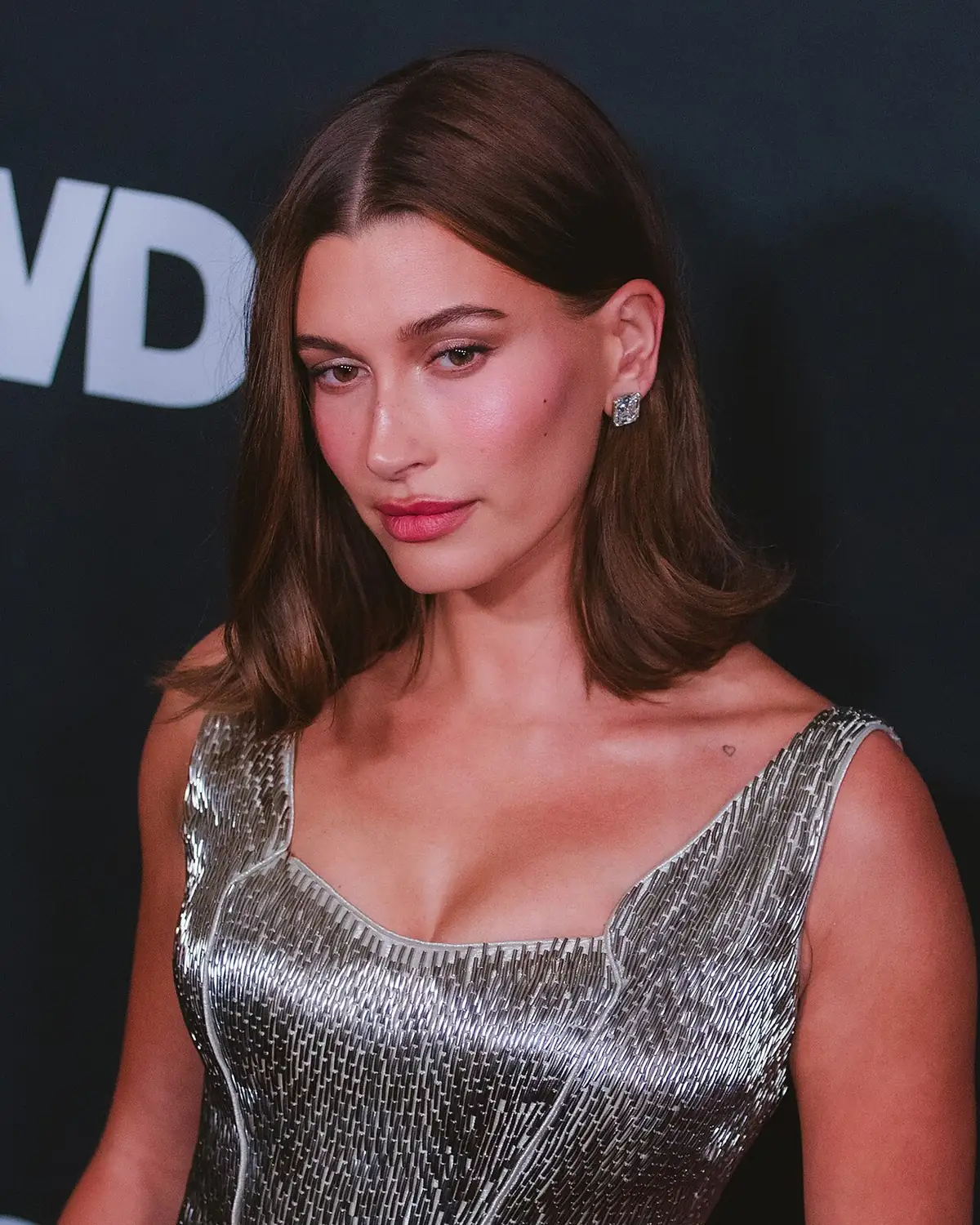 Hailey Bieber at the WWD Style Awards, January 2026.