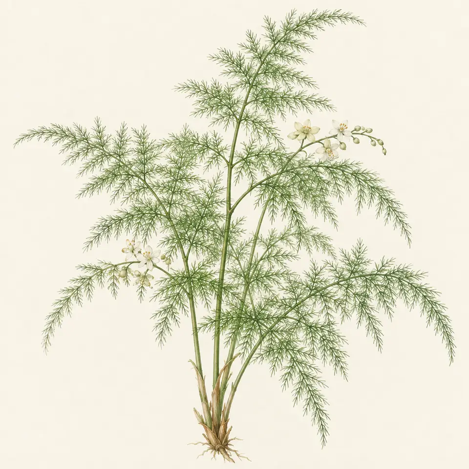 Fern (Asparagus) (illustration)