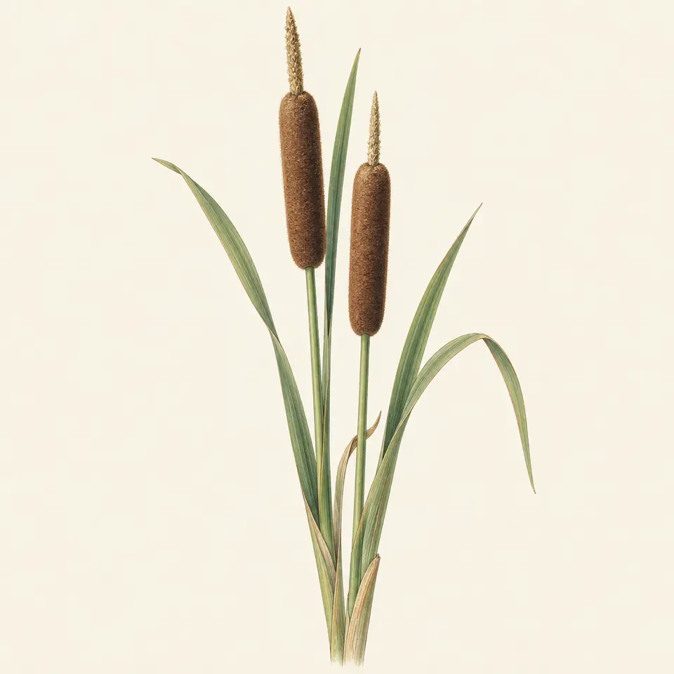 Cattail (illustration)