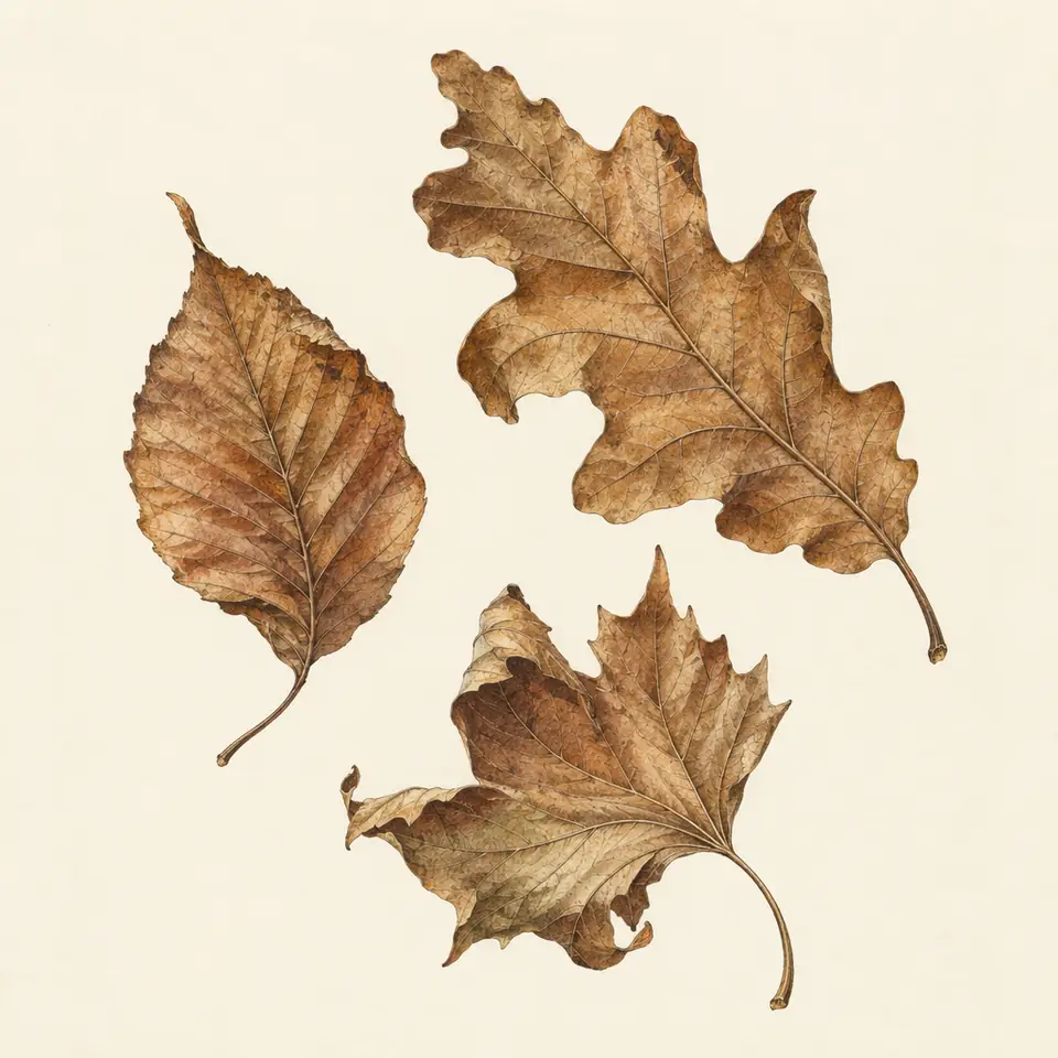 Dead leaves (illustration)