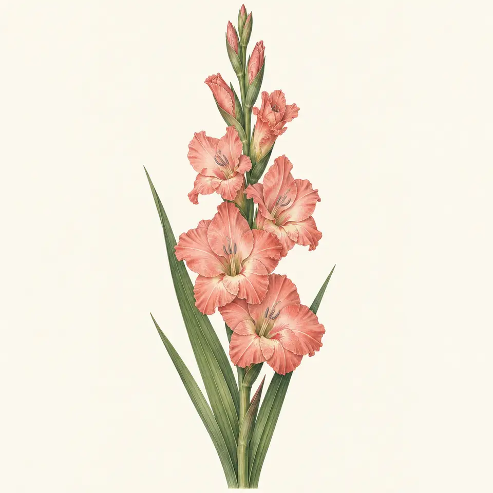 Gladiolus (illustration)