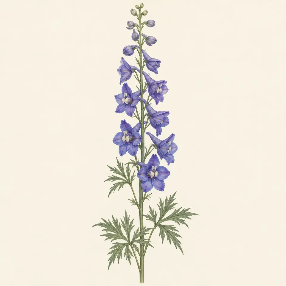 Larkspur (illustration)