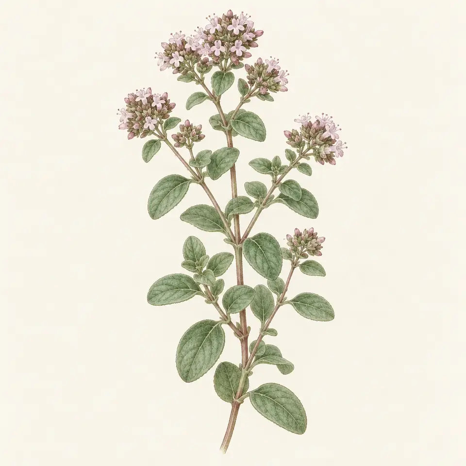 Marjoram (illustration)