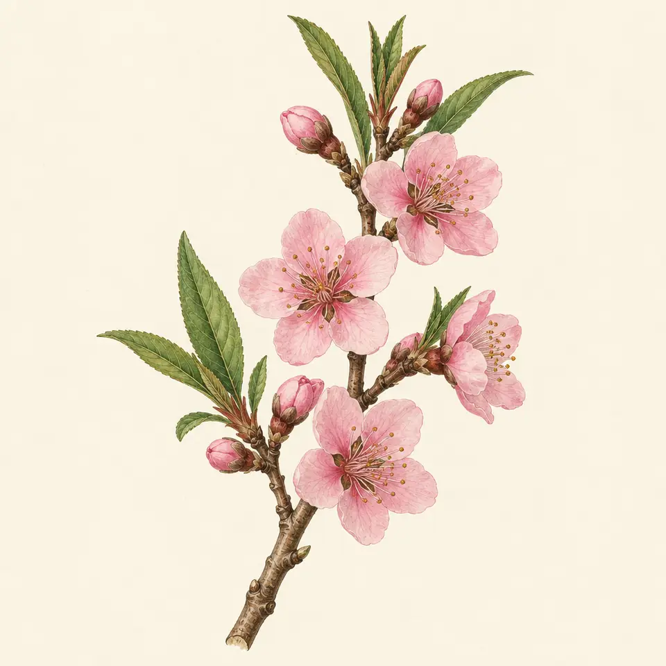 Peach Blossom (illustration)