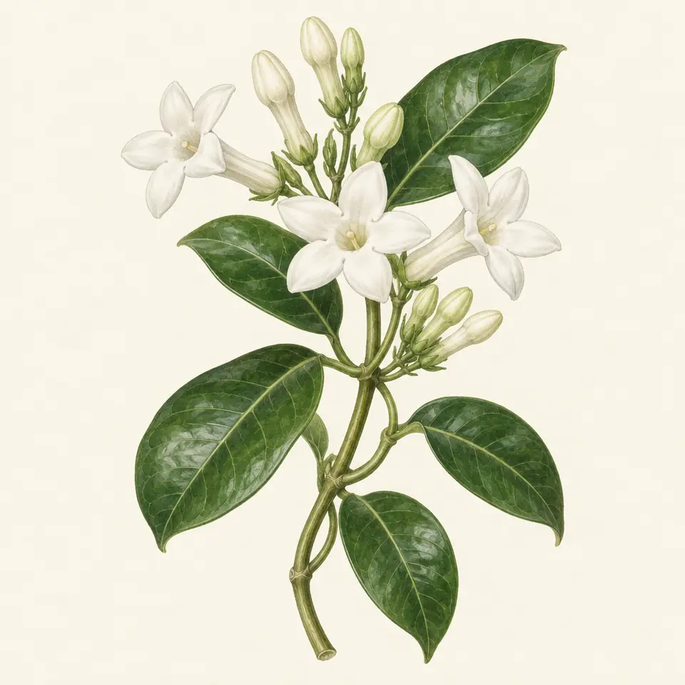 Stephanotis (illustration)