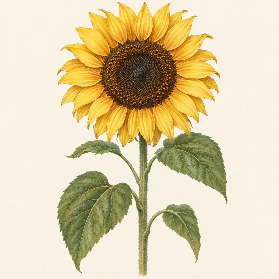Sunflower (illustration)