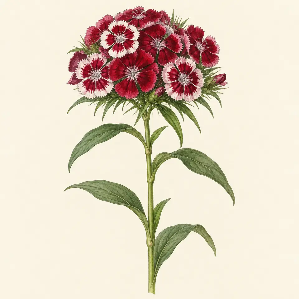 Sweet William (illustration)