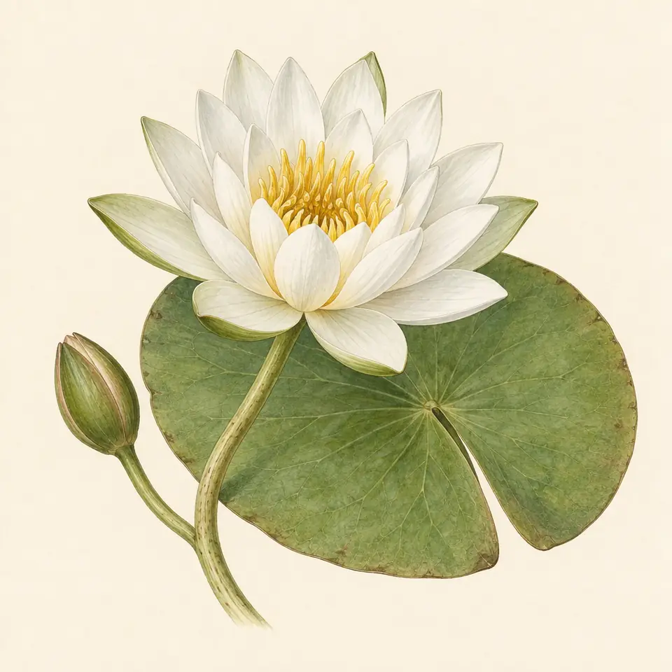 Lily, Water (illustration)