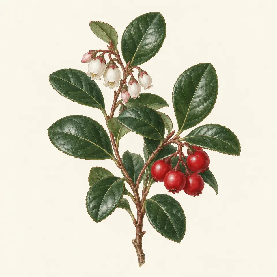 Wintergreens (illustration)