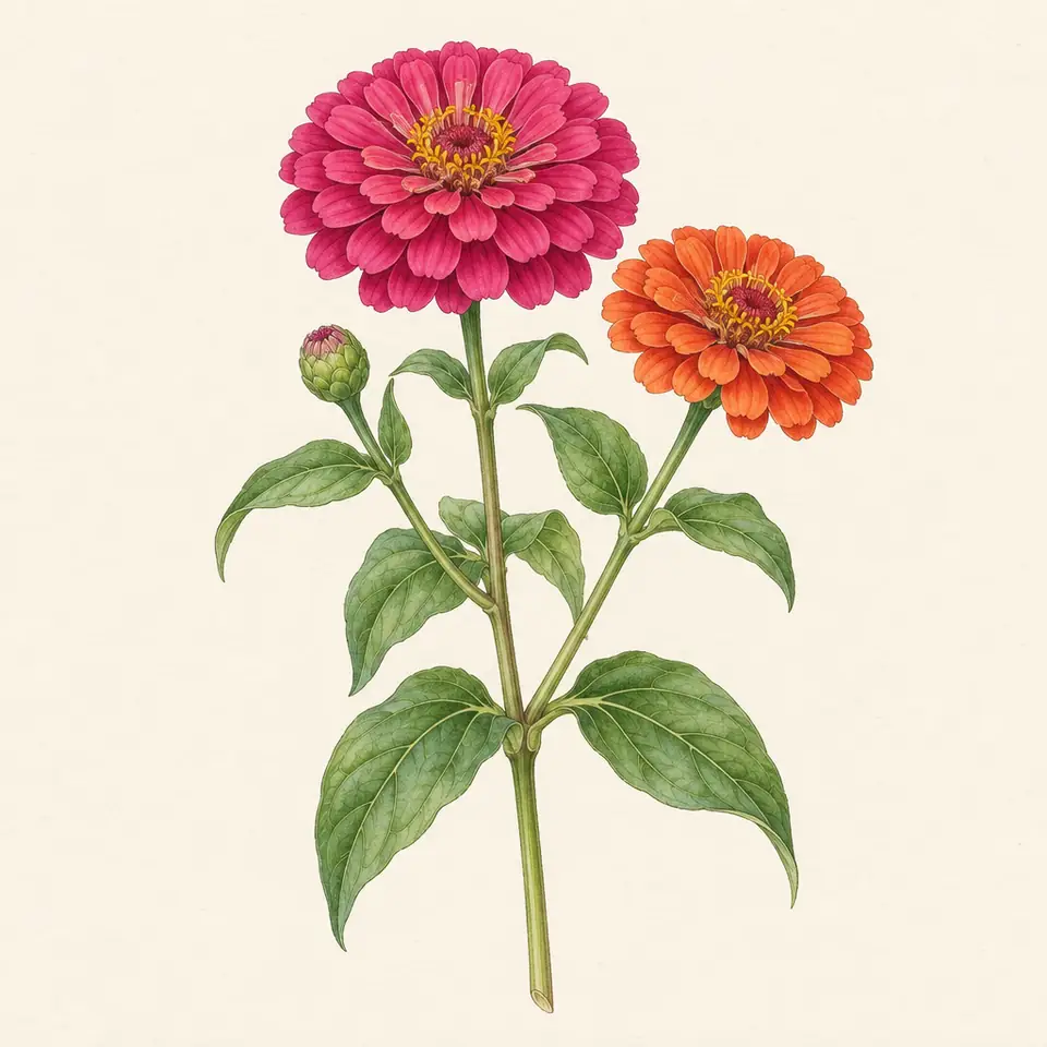 Zinnia (illustration)