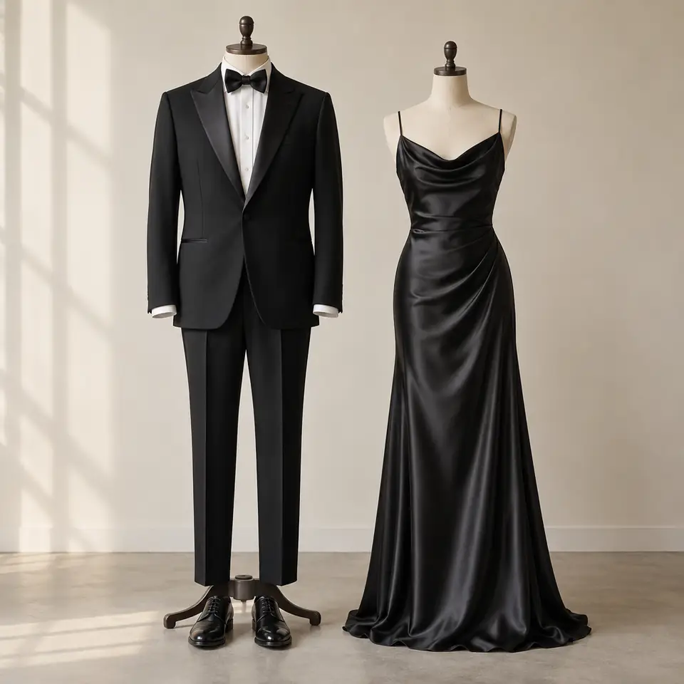 Black tie (illustration)