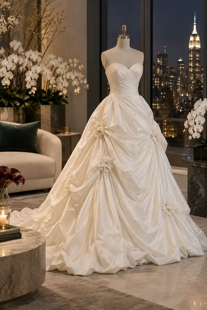 Illustration of the style of the wedding of Beyoncé and Jay-Z