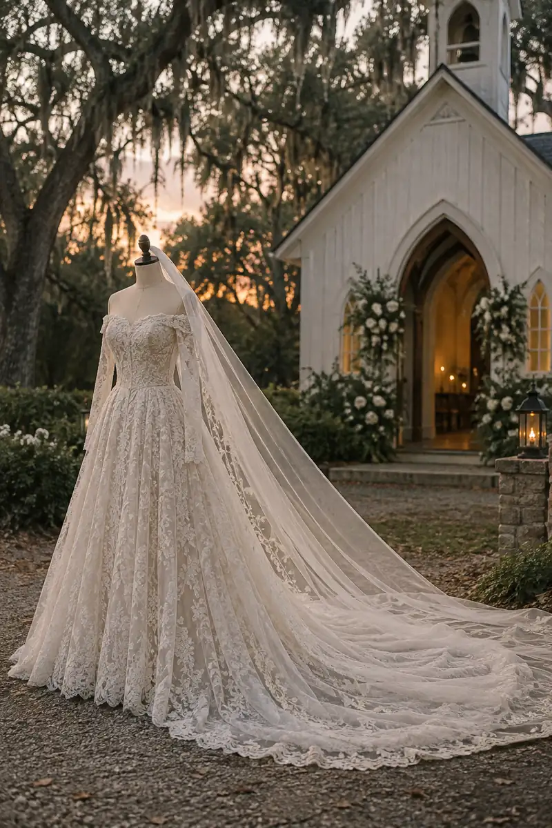 Illustration of the style of the wedding of Justin and Hailey Bieber