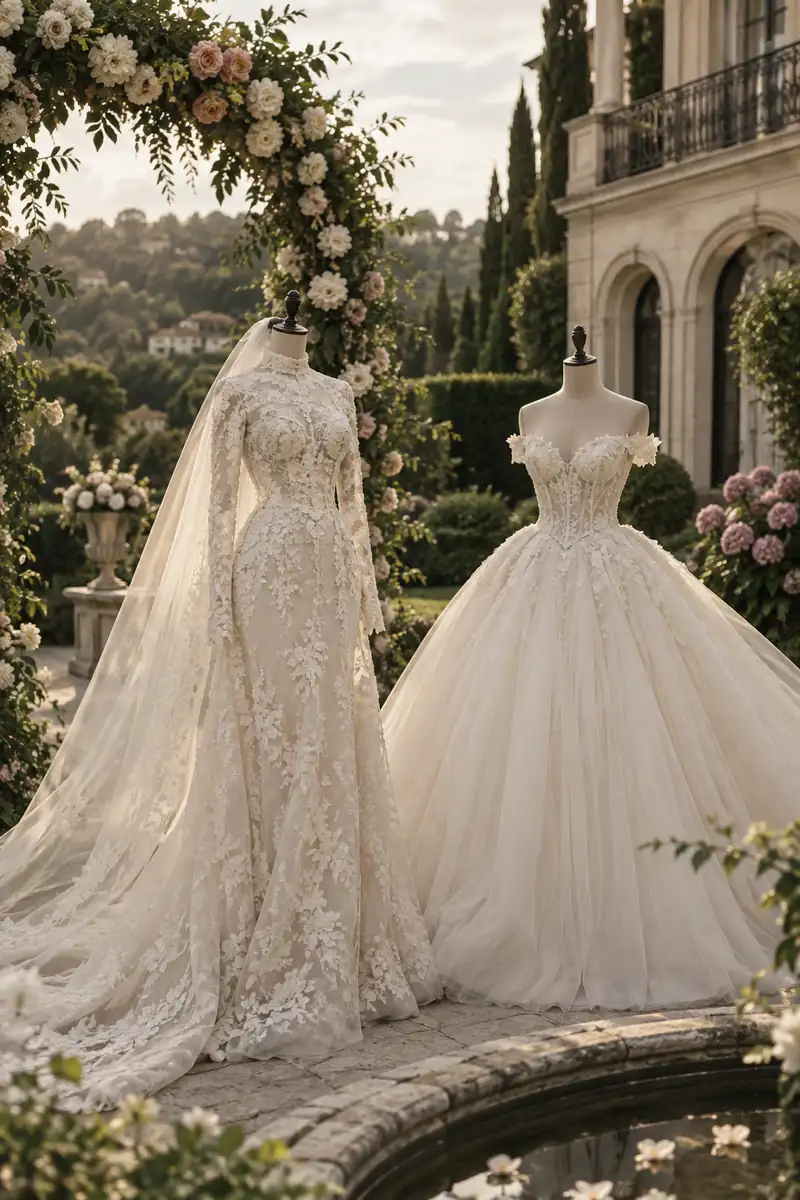 Illustration of the style of the wedding of Paris Hilton and Carter Reum