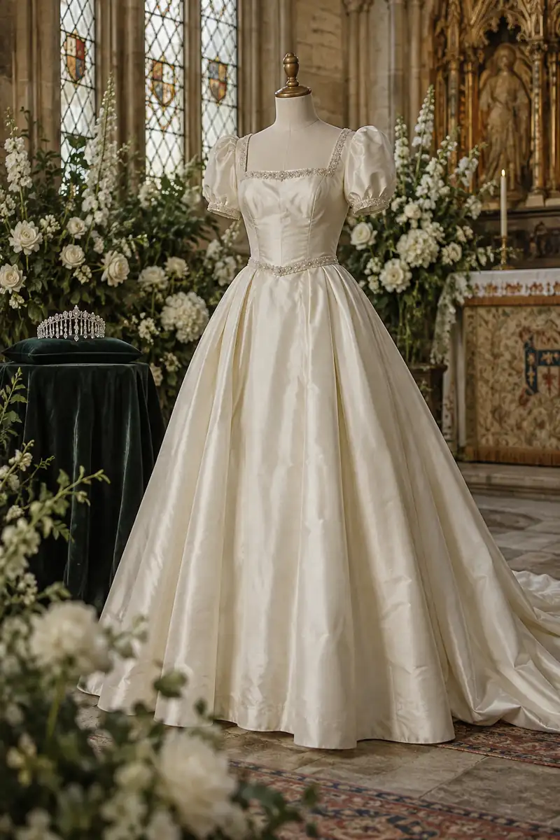 Illustration of the style of the wedding of Princess Beatrice and Edoardo Mapelli Mozzi