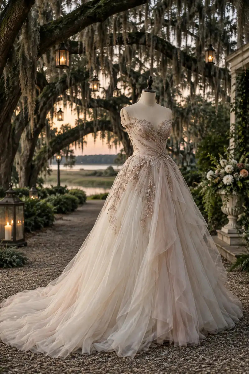 Illustration of the style of the wedding of Ryan Reynolds and Blake Lively