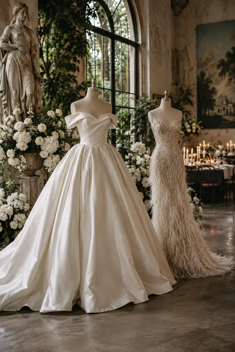 Illustration of the style of the wedding of Serena Williams and Alexis Ohanian