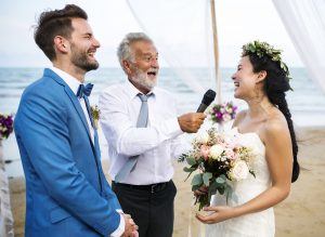 Boyfriends reciting marriage vows